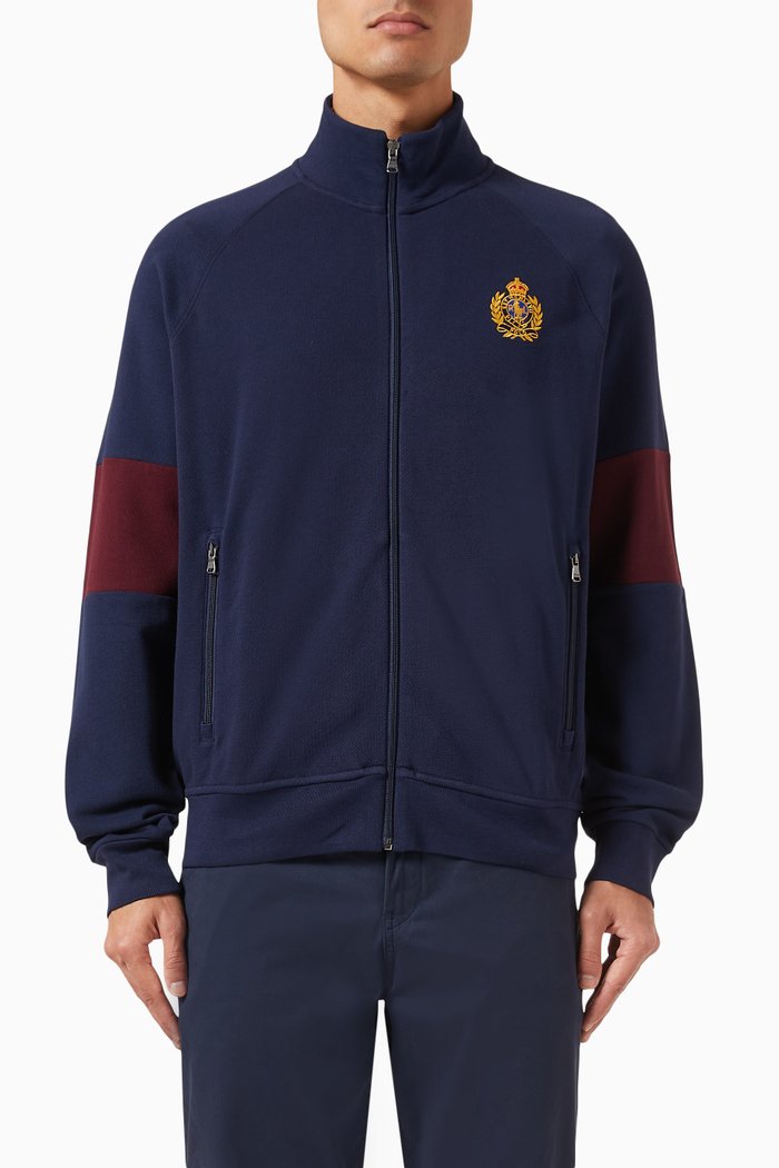 

Polo Crest Big Pony Jacket in Cotton-blend, Blue