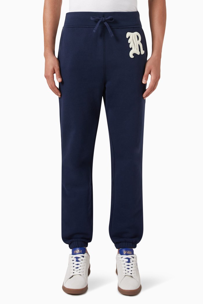 

Logo Sweatpants in Fleece, Blue