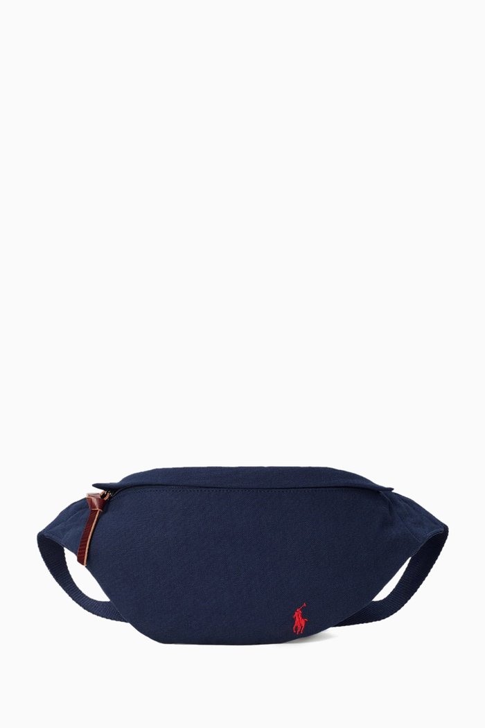 

Pony Logo Belt Bag in Canvas, Blue