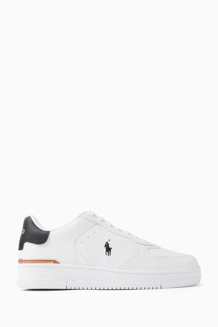 

Masters Court Sneakers in Leather, White