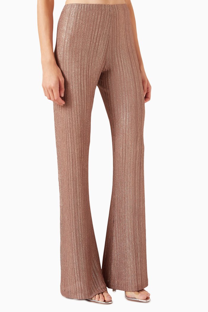 

Wide-leg Pants, Brown