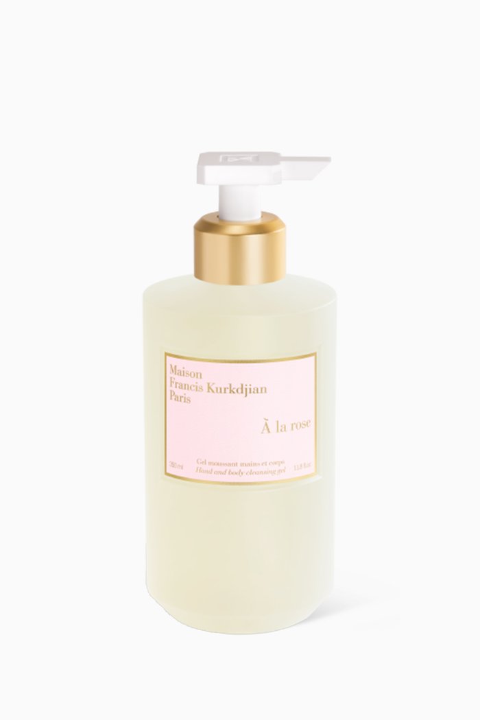 

À la Rose Hand & Body Cleansing Gel, 350ml, Colourless