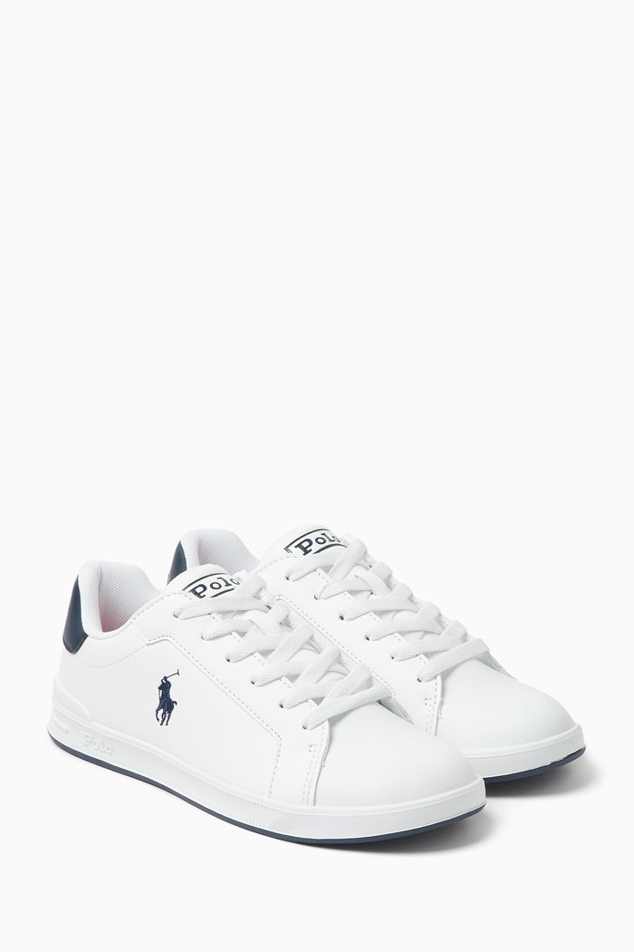 

Heritage Court II Sneakers in Faux Leather, White