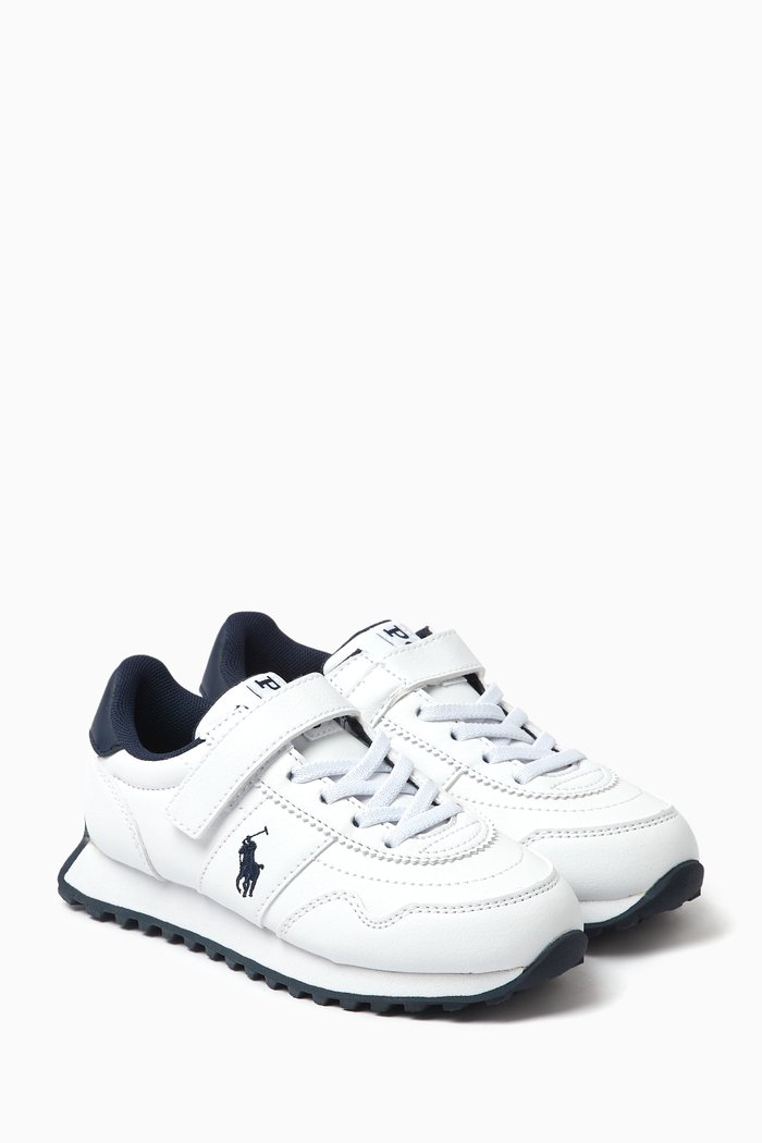 

Child Train 89 Sneakers in Faux Leather, White