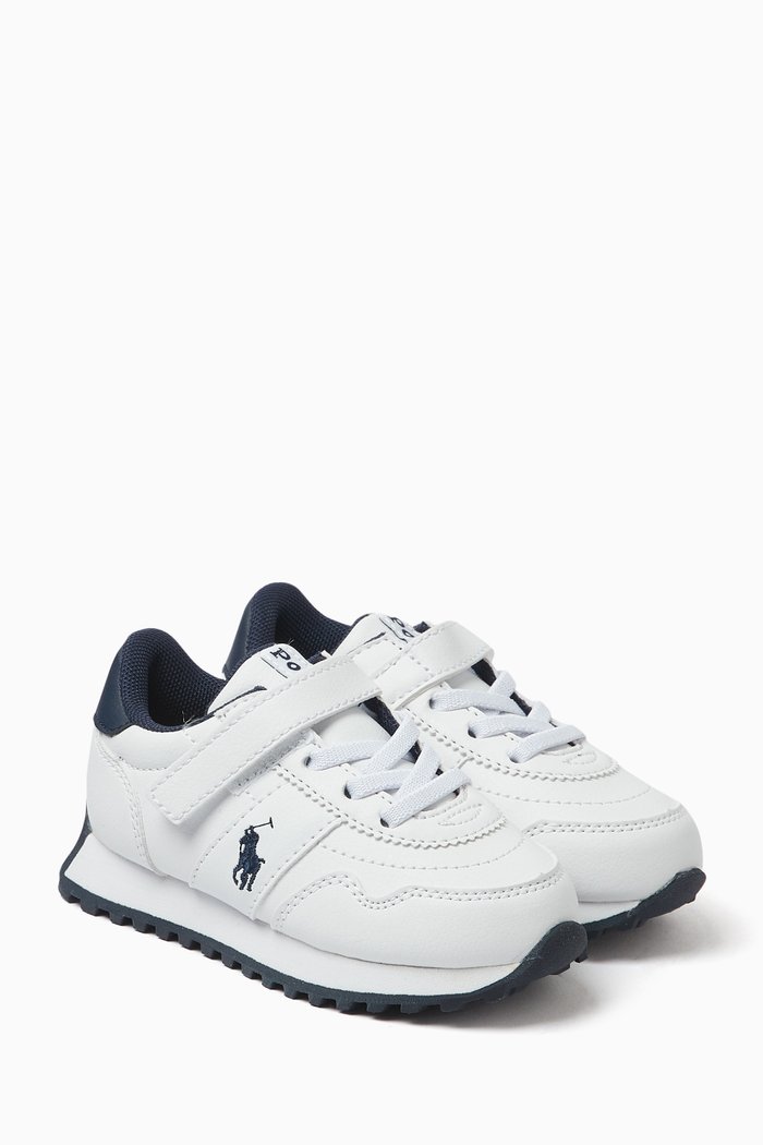 

Toddler Train 89 Sneakers in Faux Leather, White