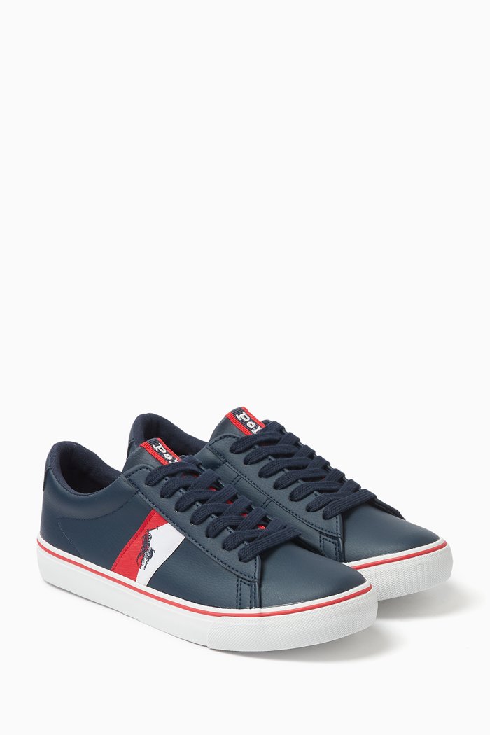

Junior Westcott III Sneakers in Faux Leather, Blue
