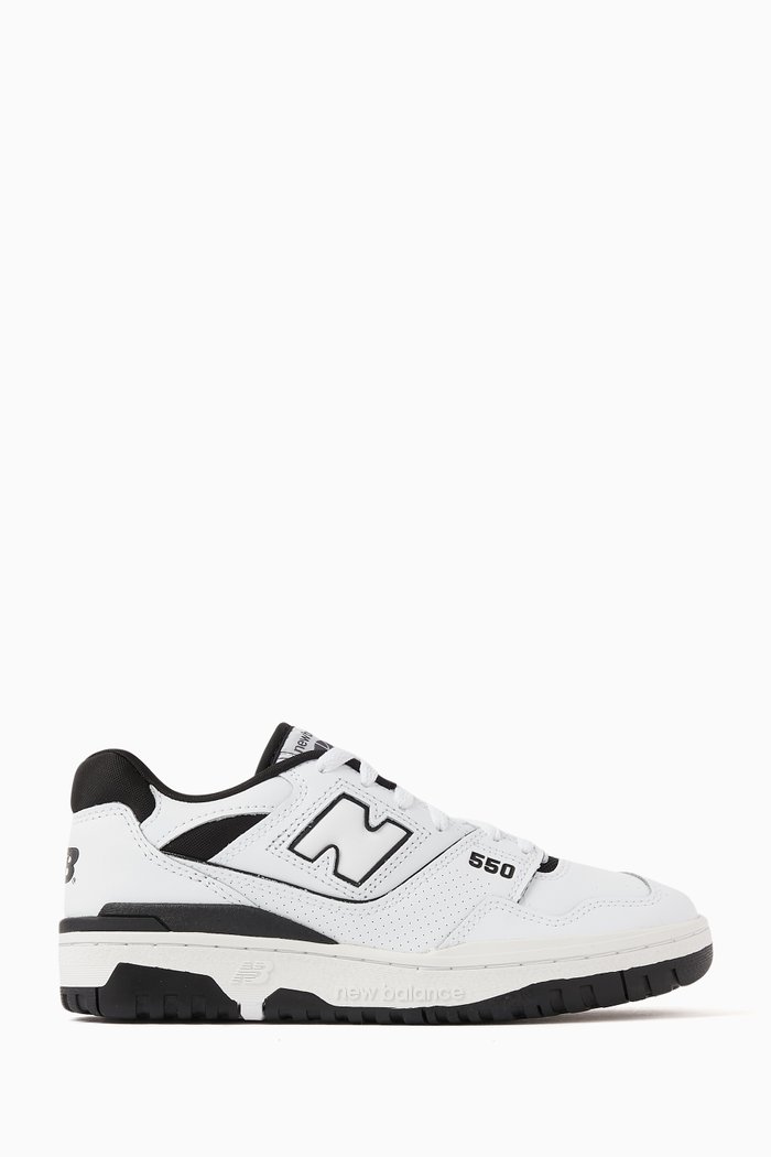 

550 Low-top Sneakers in Leather, White