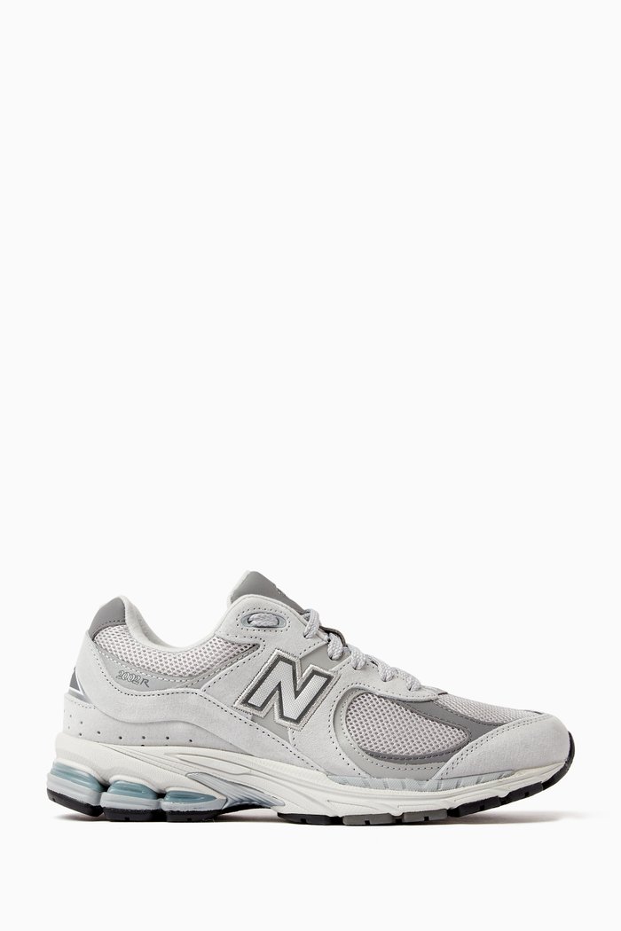 

2002R Core Sneakers in Mesh & Suede, Grey