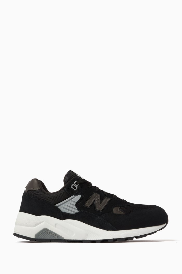 

580 Elevated Sneakers in Mesh & Suede, Blue