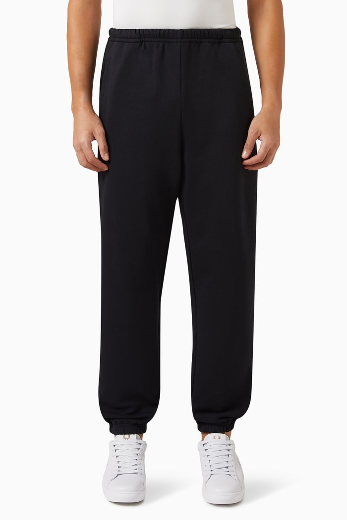 

Logo-badge Sweatpants in Cotton, Black
