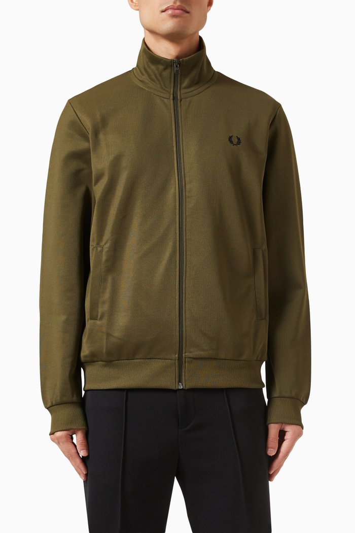 

Classic Track Jacket in Tricot, Green