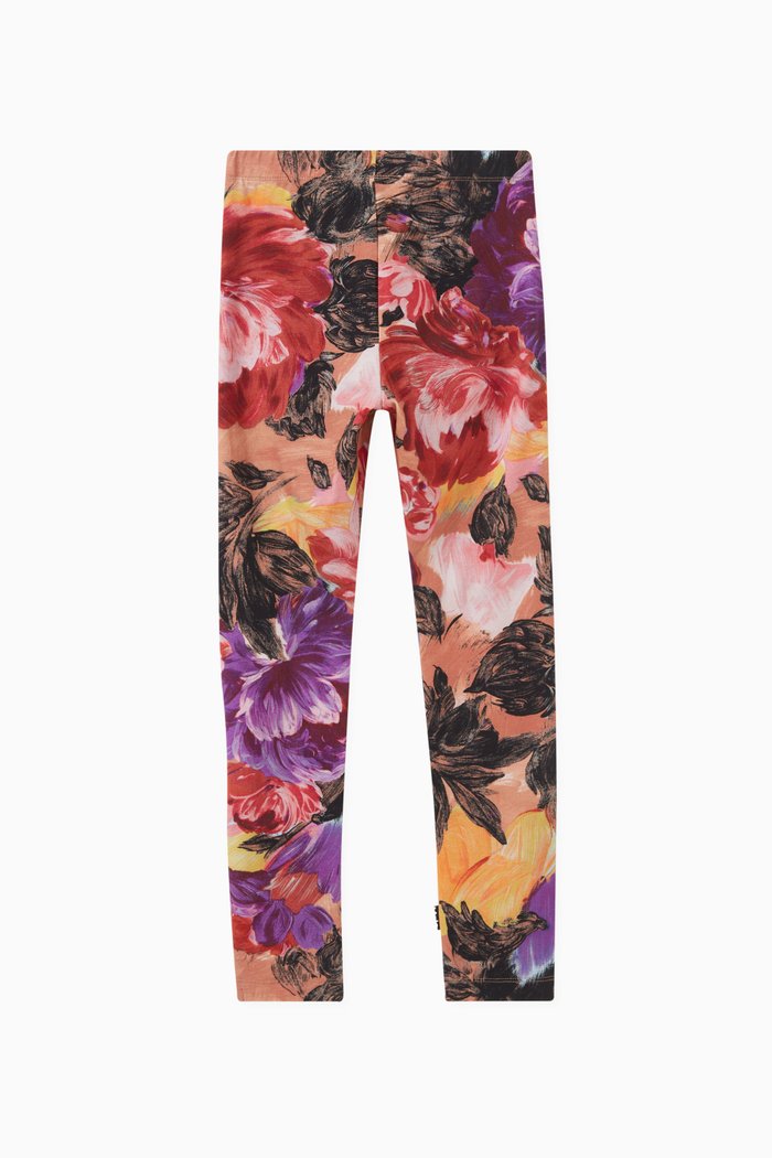 

Niki Floral Printed Leggings in Organic-cotton, Multicolour