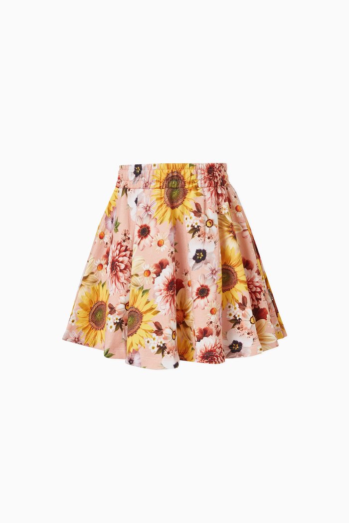 

Barbera Floral Skirt in Organic Cotton, Multicolour