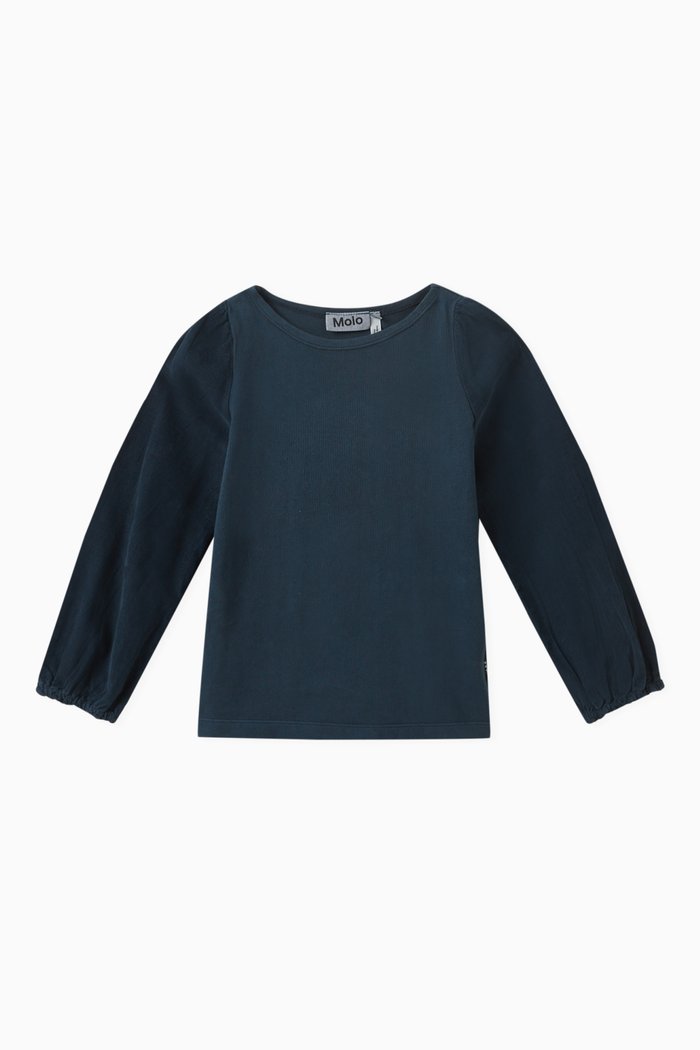 

Rhonda Sweatshirt in Organic-cotton, Blue