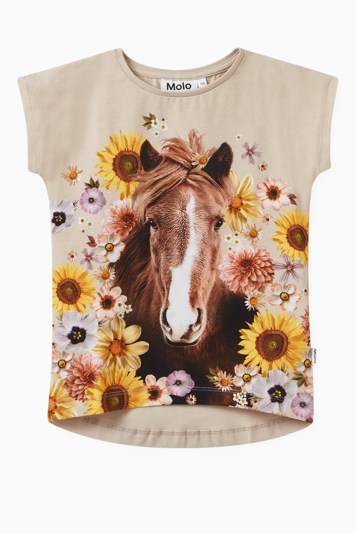 Ragnhilde T-shirt in Organic-cotton, Pink