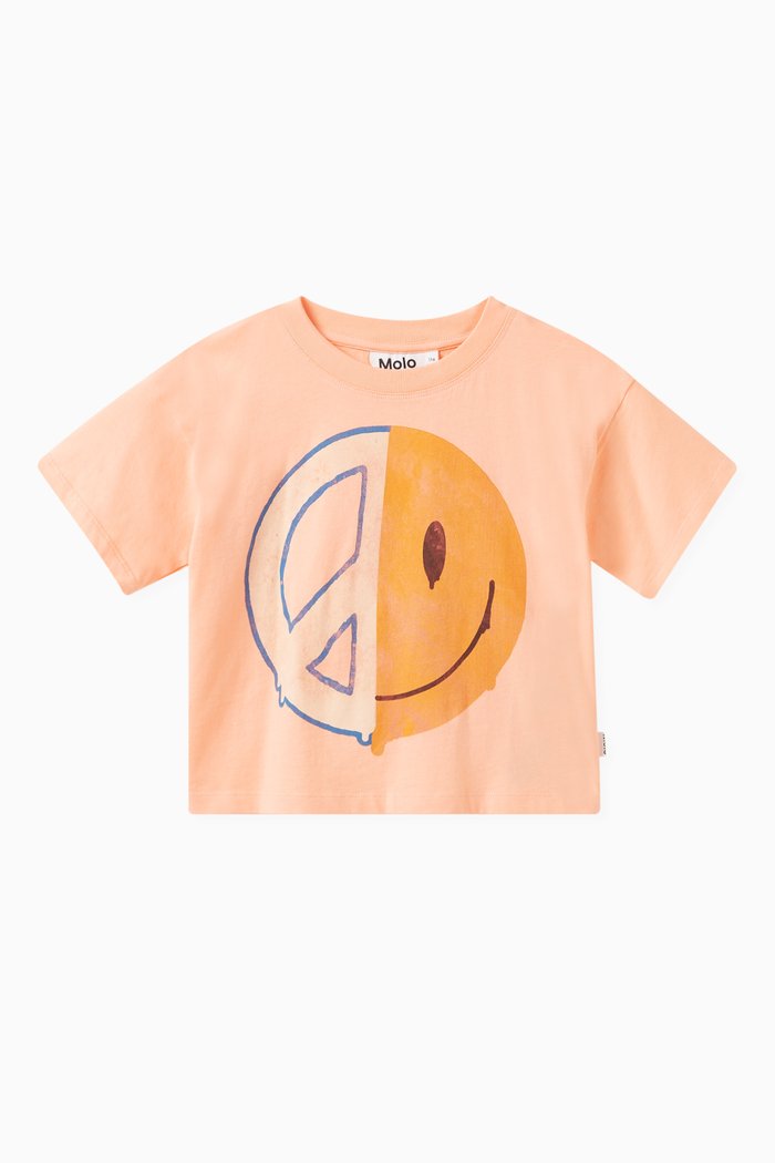 

Roxana T-shirt in Organic-cotton, Pink