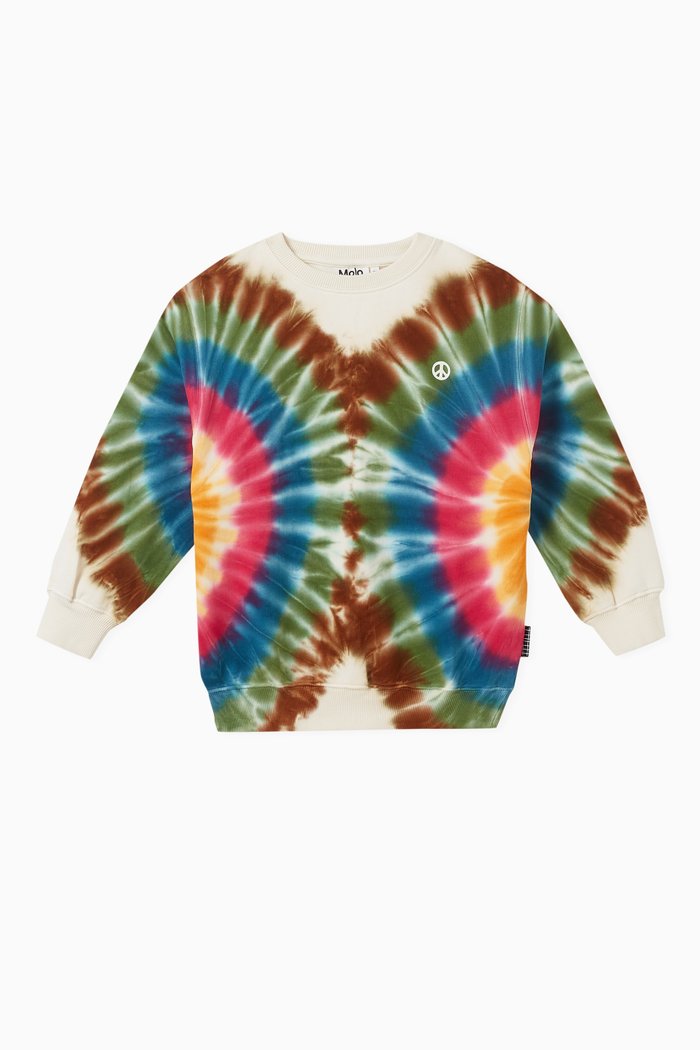 

Monti Tie-Dye Sweatshirt in Organic Cotton, Multicolour