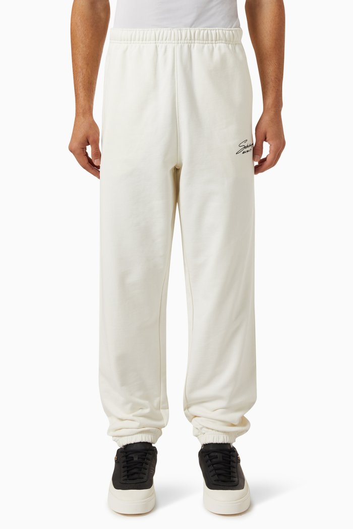 

Abrams Signature Sweatpants in Loopback-terry, Neutral
