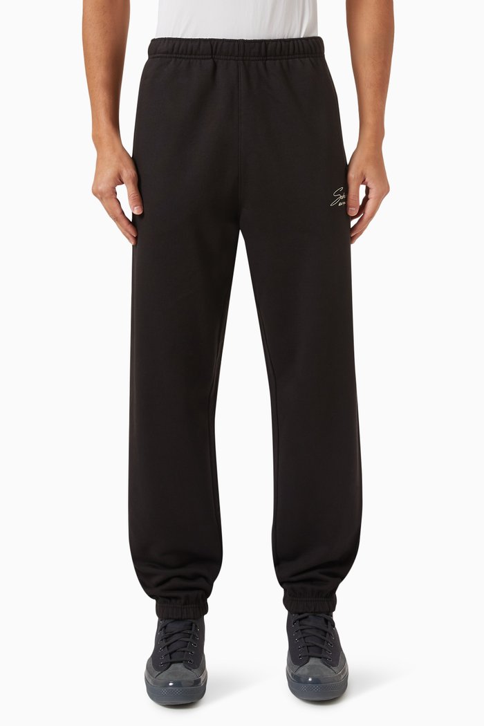 

Abrams Signature Sweatpants in Loopback-terry, Black