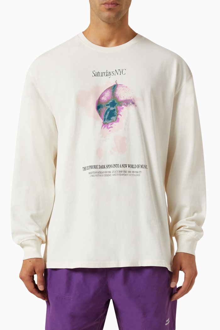 

Euphoric Relaxed T-shirt in Cotton-jersey, Neutral
