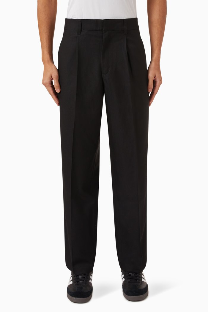 

George Suit Pants in Rayon-blend, Black