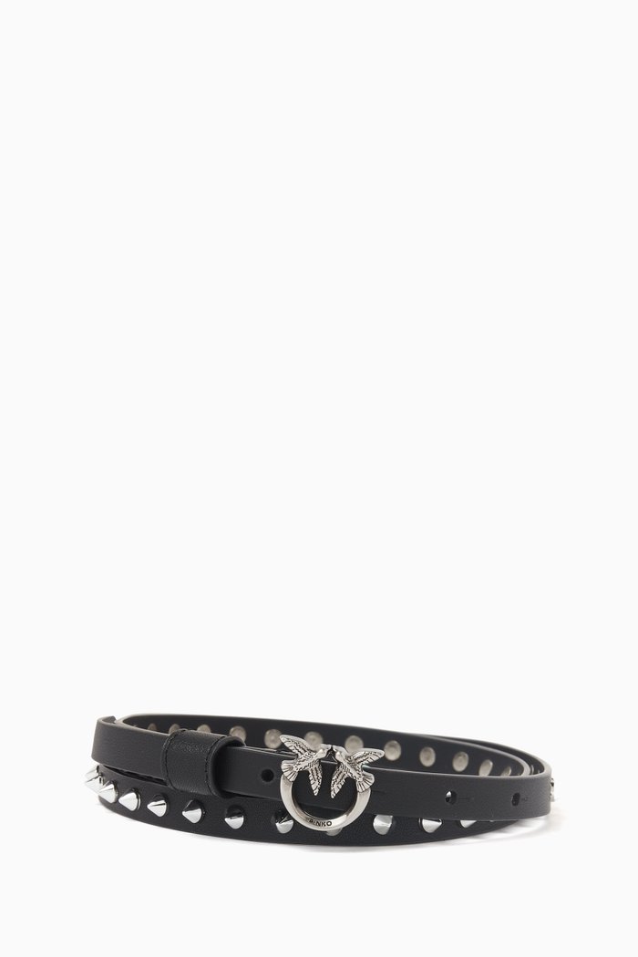

Love Berry H1 Belt in Leather, Black