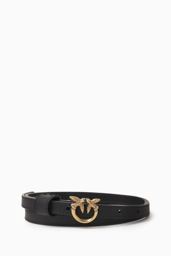 

Love Berry H1 Belt in Leather, Black