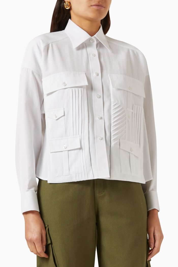 

Pocket Relaxed-fit Shirt, White