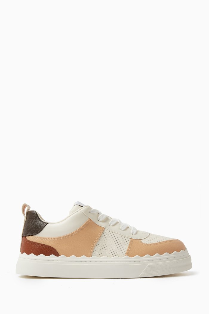 

Lauren Low-top Sneakers in Coated Canvas, White
