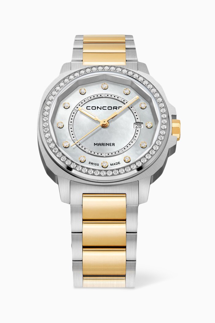 

Mariner X Quartz Diamond Stainless Steel Watch, 30mm, Silver