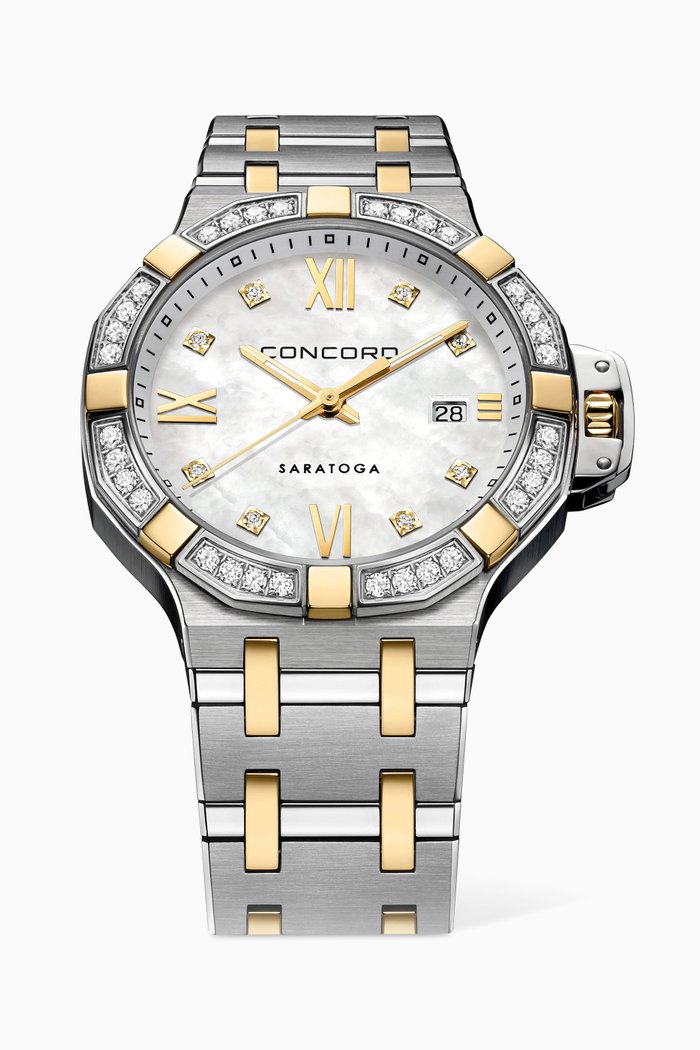 

Saratoga Diamond Quartz Watch, Silver