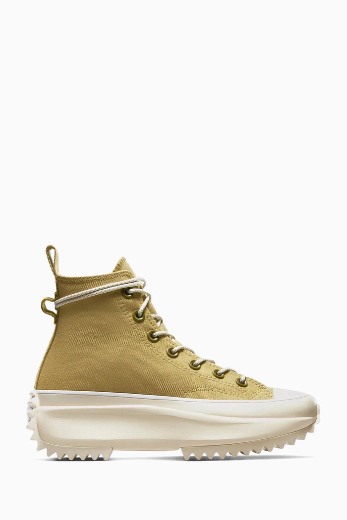 

Run Star Hike High-top Sneakers in Canvas, Brown