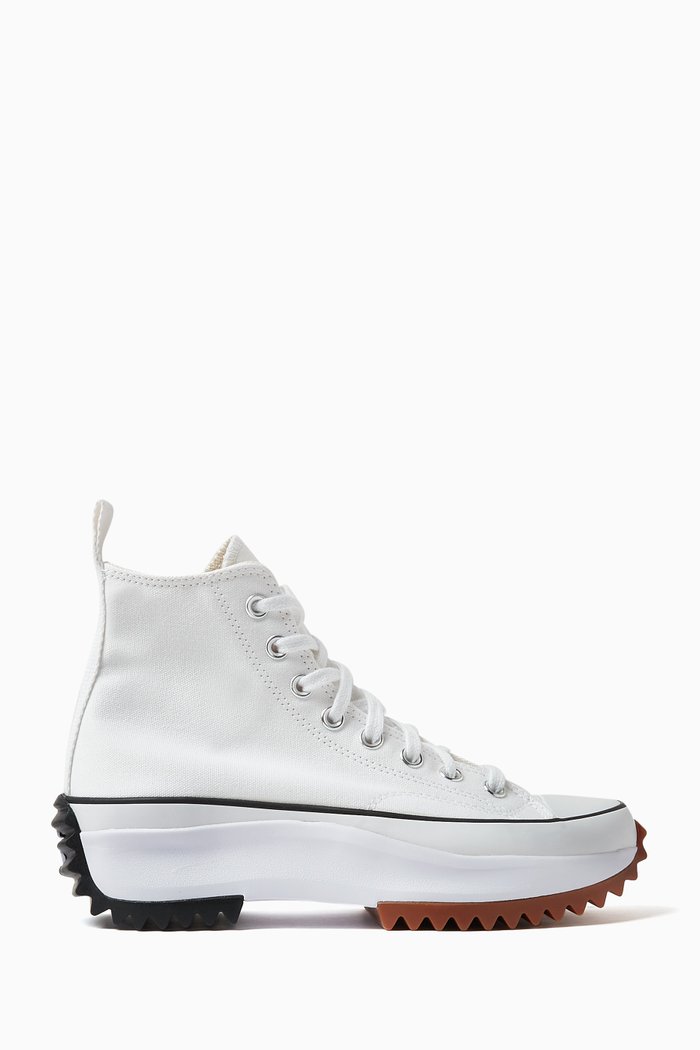 

Run Star Hike High-top Sneakers in Canvas, White