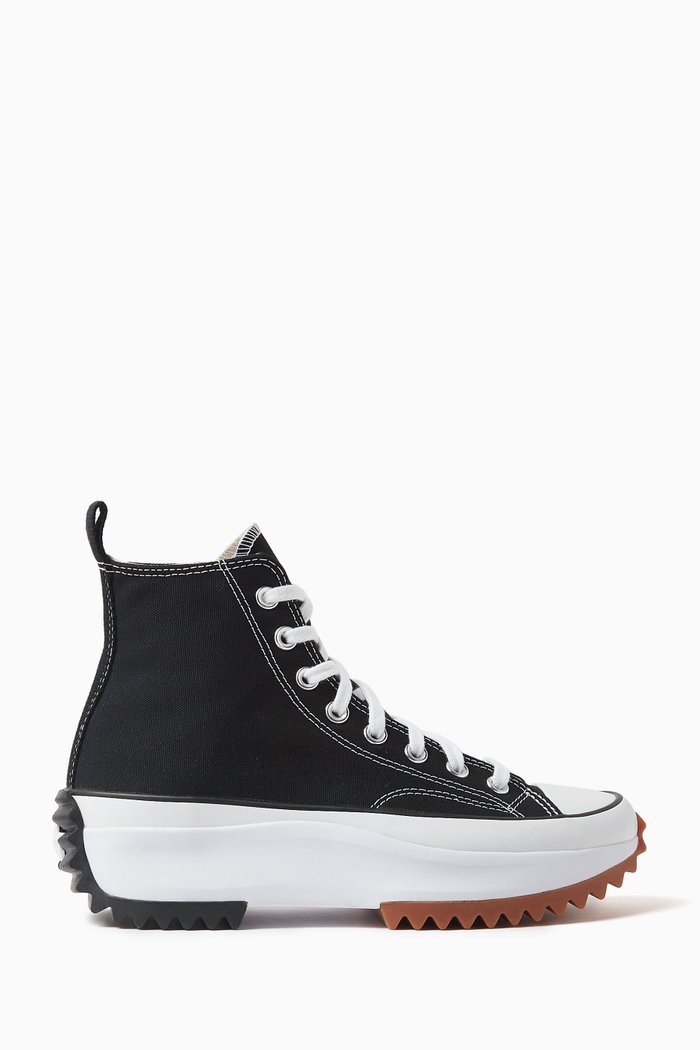 

Run Star Hike High-top Sneakers in Canvas, Black