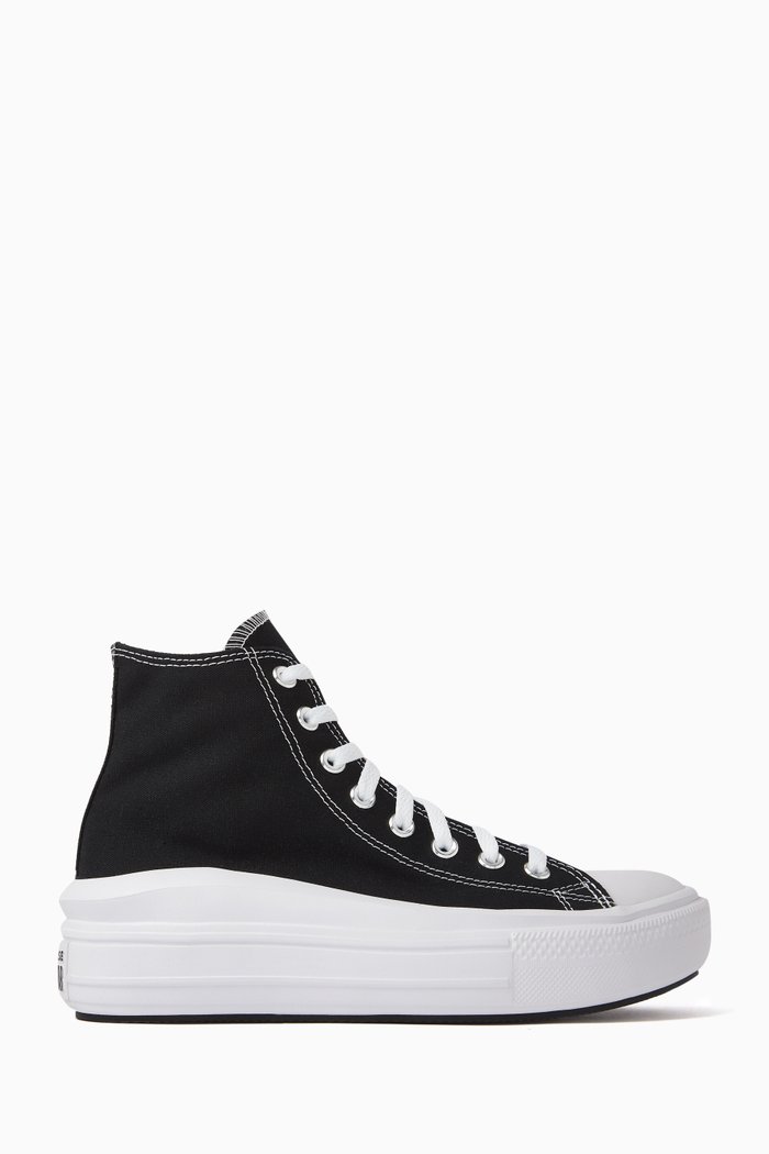 

Chuck Taylor All-star Move High-top Sneakers in Canvas, Black