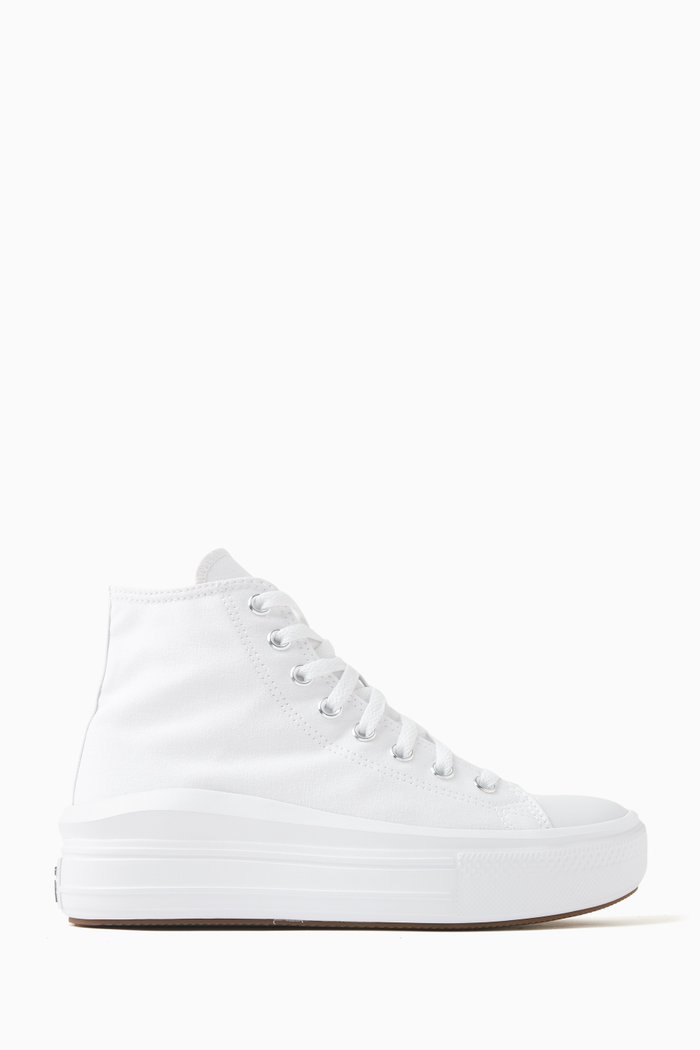 

Chuck Taylor All-star Move High-top Sneakers in Canvas, White