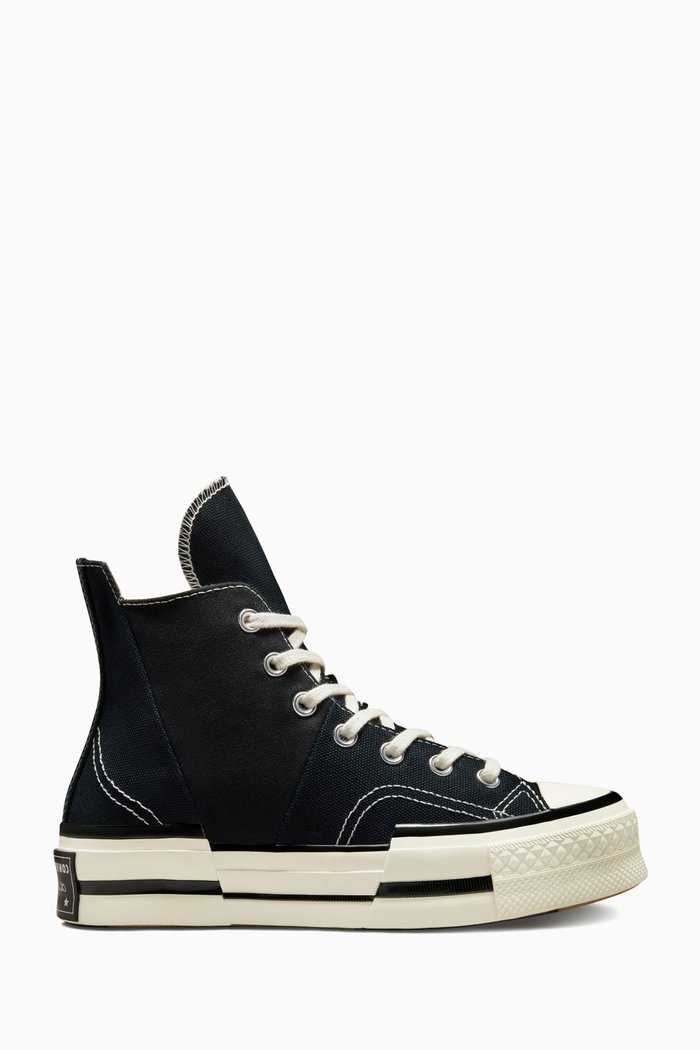 

Chuck 70 Plus High-top Sneakers in Canvas, Black