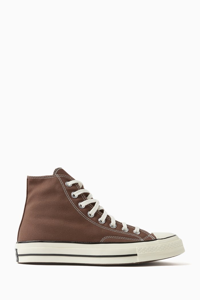

Chuck 70 High-top Sneakers in Canvas, Brown
