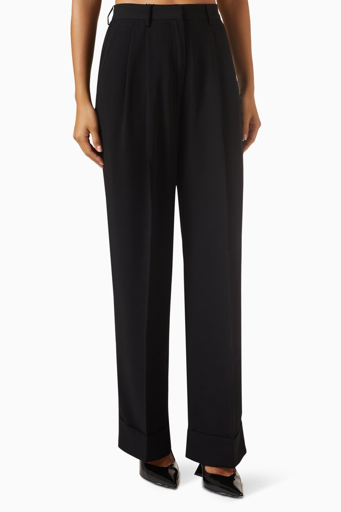 

Jacques Pants in Gabardine, Black