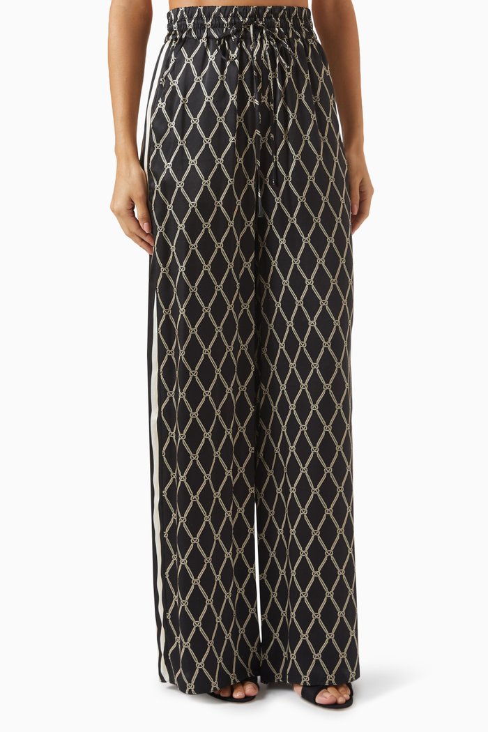 

Relaxed Pant in Silk, Black