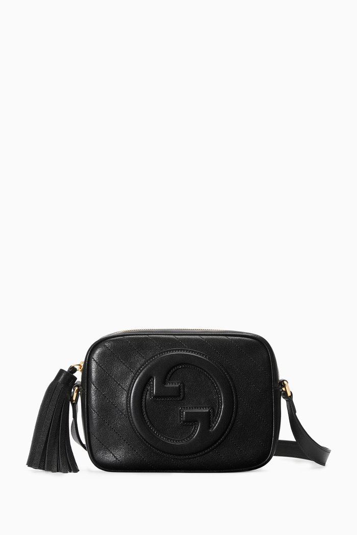 

Small Blondie Crossbody Bag in Leather, Black