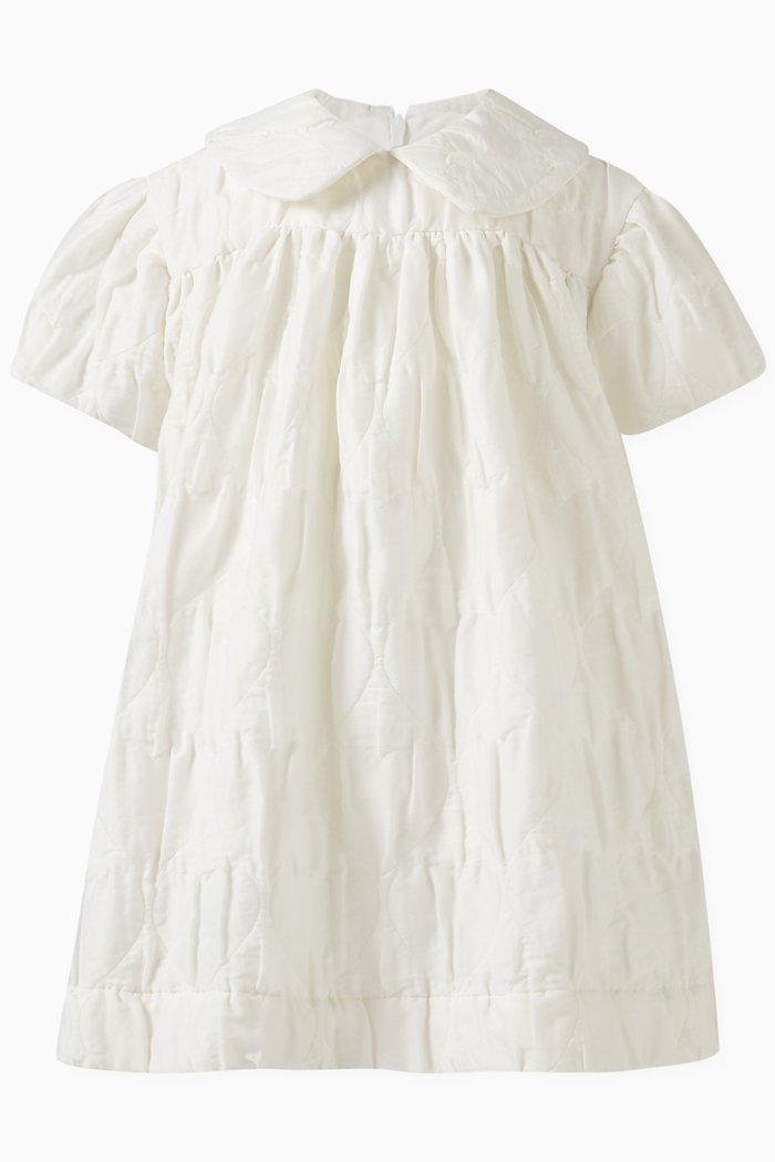 

Quilted Shirt Dress, Neutral