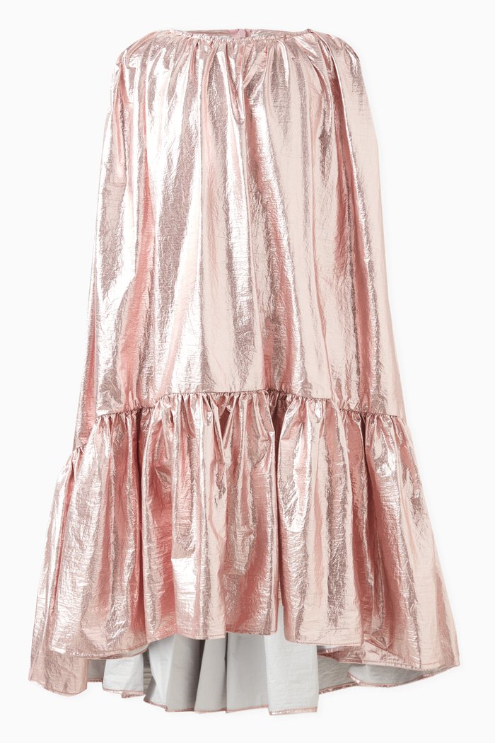 

Metallic Dress in Nylon, Pink