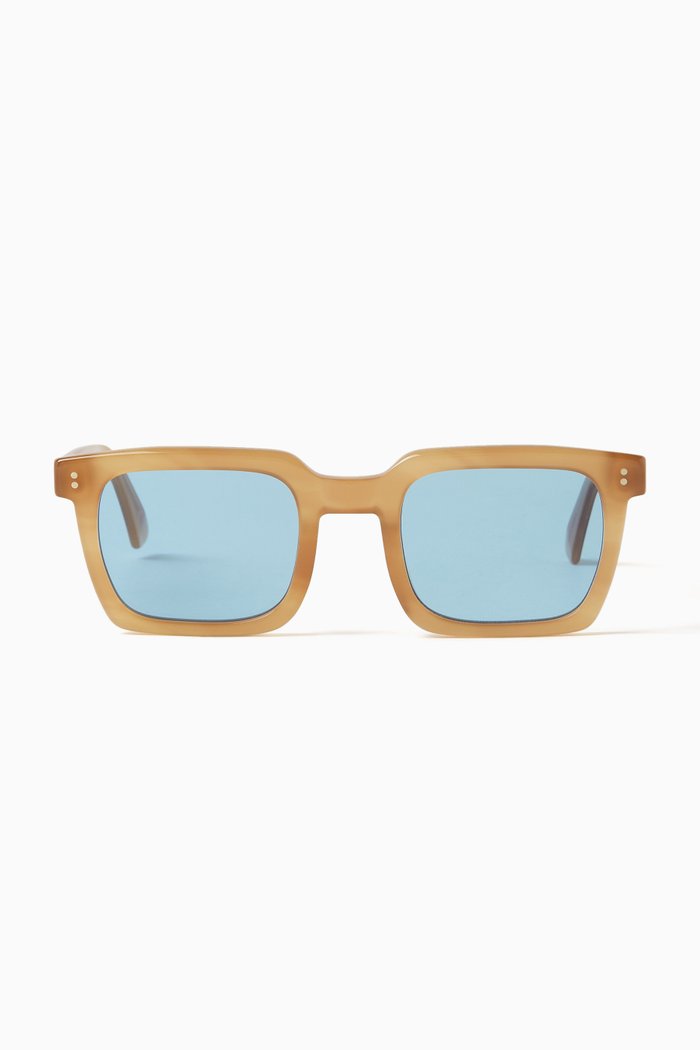 

Secolo Square Sunglasses in Acetate, Brown