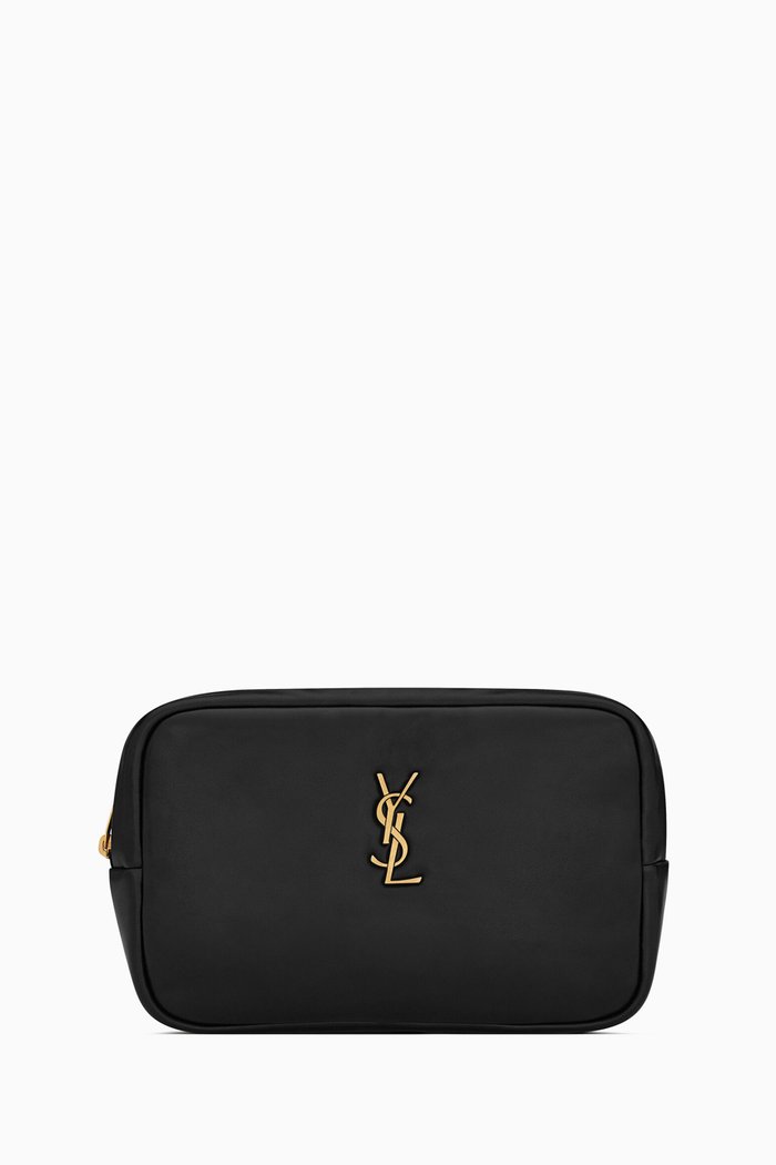 

Cassandre Cosmetic Pouch In Lambskin, Black