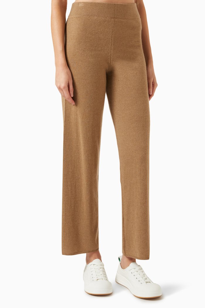 

Ottawa High-waist Pants in Cashmere, Brown