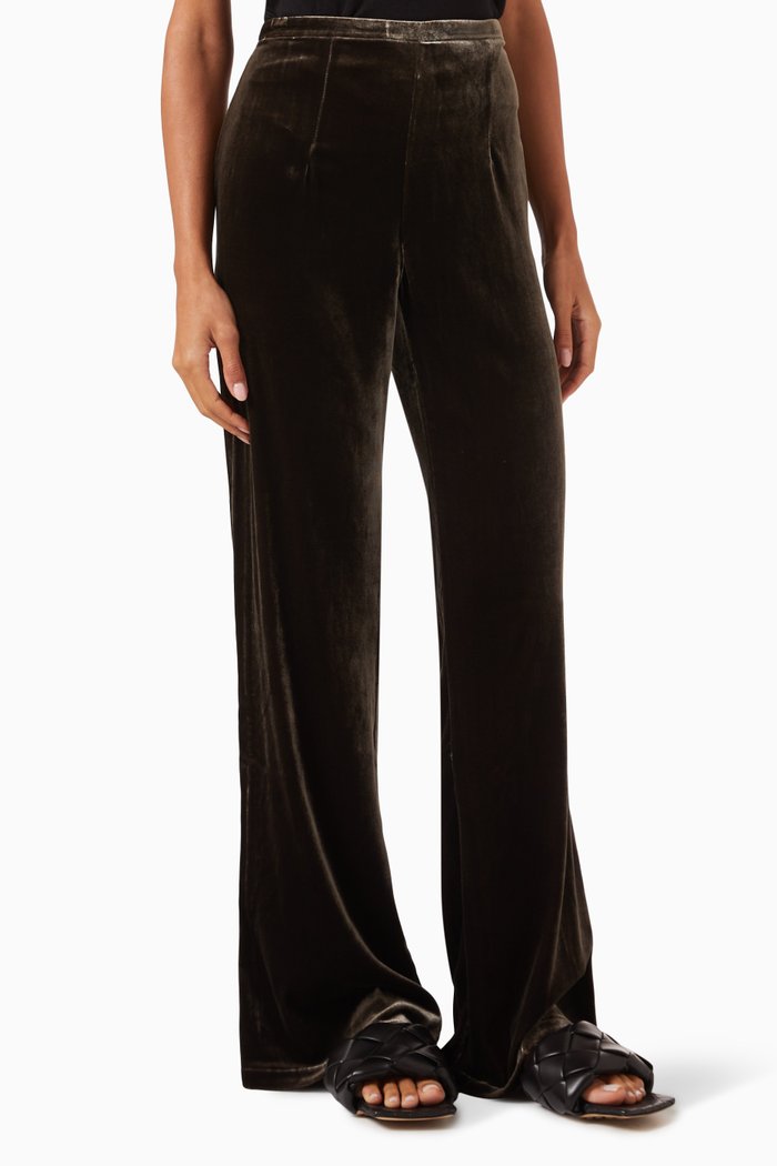 

San Polo Pants in Velvet, Brown