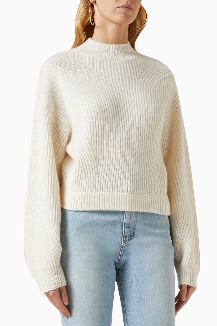 

Merida Sweater in Cashmere, White