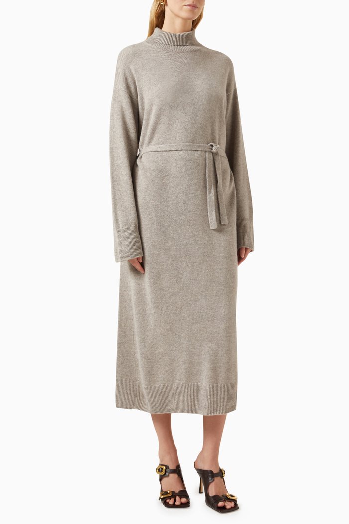 

Tsalgar Dress in Cashmere, Brown