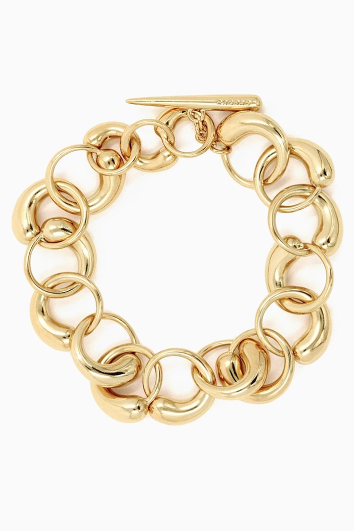

Oculus Chain Bracelet in 18kt Gold Vermeil, Yellow